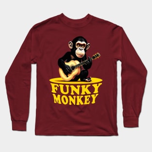 OG GUITARIST - Funky Monkey Long Sleeve T-Shirt